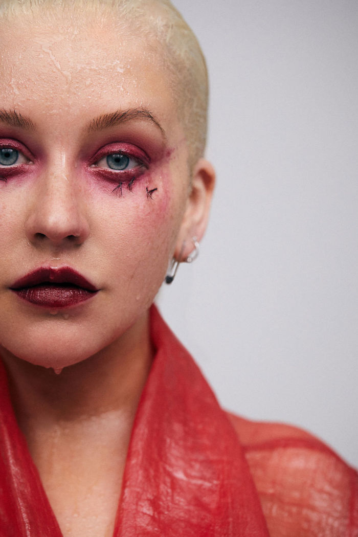 Кристина Агилера без макияжа, Кристина Агилера не узнать, Кристина Агилера на обложке журнала, Кристина Агилера обложка Paper