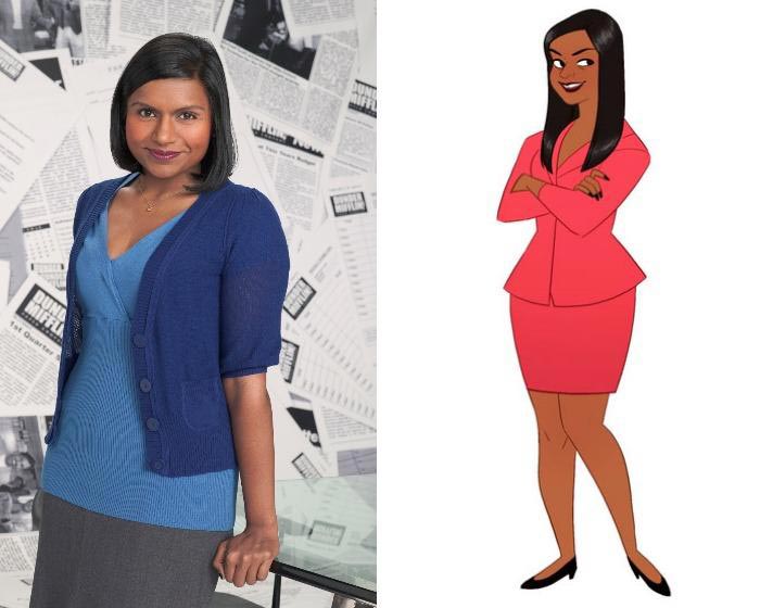 Если бы сериал «Офис» был мультфильмом, Мариса Ливингстон