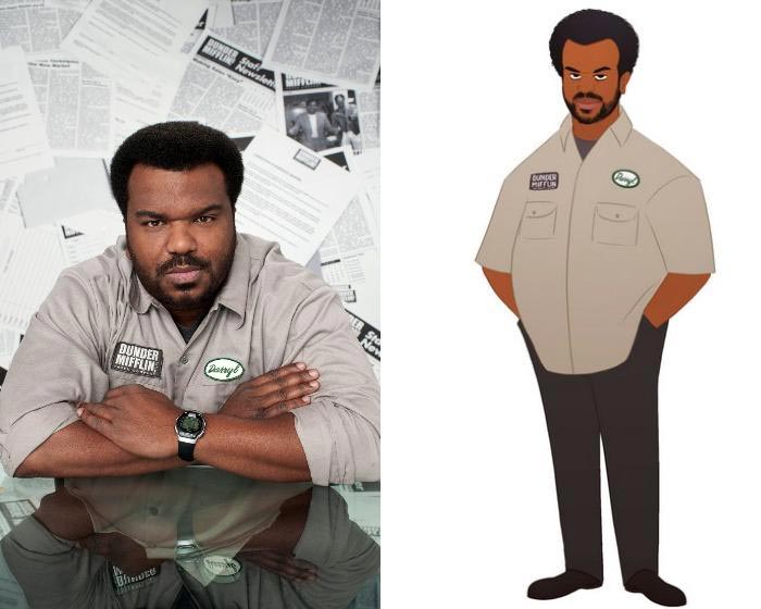 Если бы сериал «Офис» был мультфильмом, Мариса Ливингстон