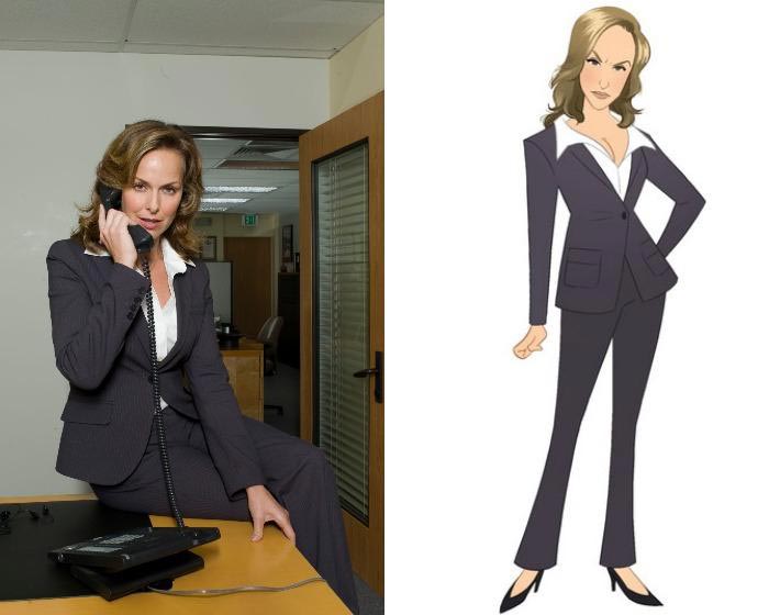 Если бы сериал «Офис» был мультфильмом, Мариса Ливингстон