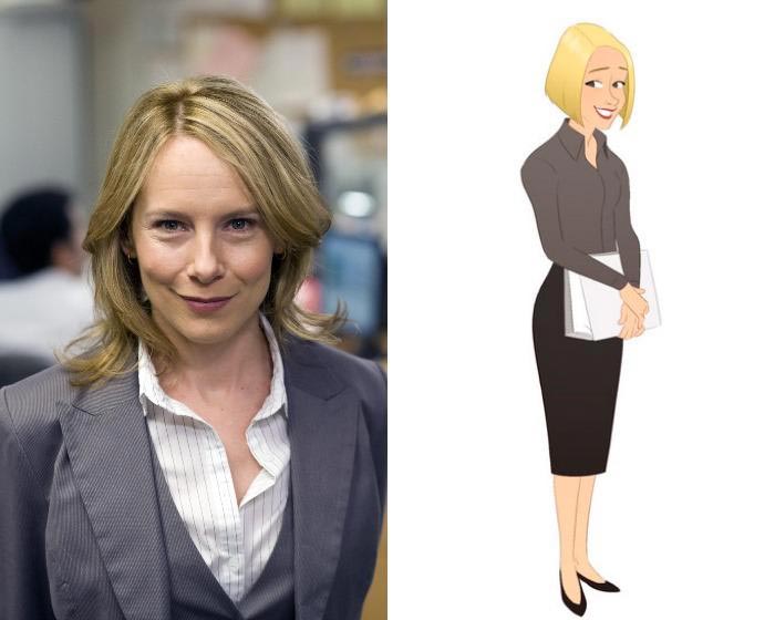 Если бы сериал «Офис» был мультфильмом, Мариса Ливингстон