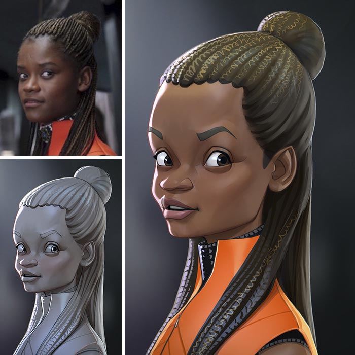 Этот художник превращает персонажей фильмов в мультфильмы, Си Дин, Xi Ding