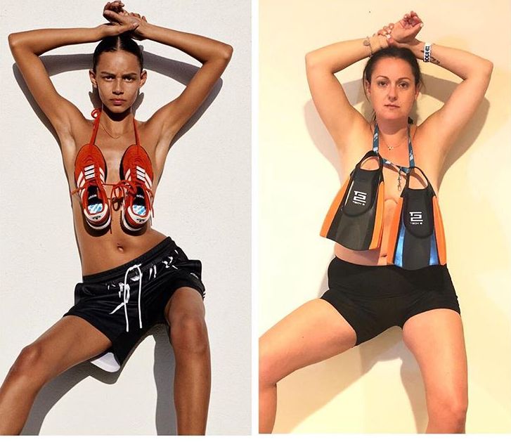 Эта женщина продолжает воссоздавать фотографии звезд, и мы не можем перестать смеяться Эта женщина продолжает воссоздавать фотографии звезд, Селеста Барбер, Celeste Barber