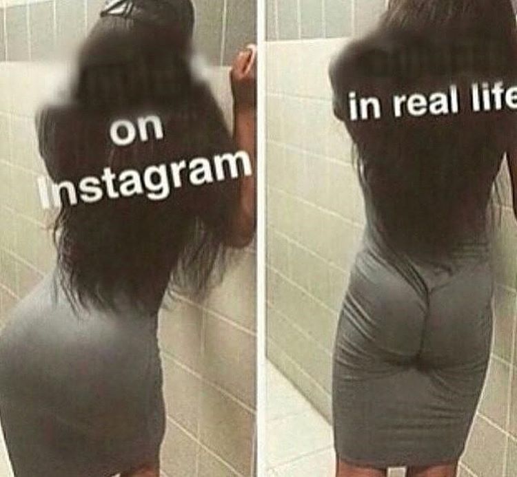 нельзя верить снимкам в Инстаграме и других соцсетях