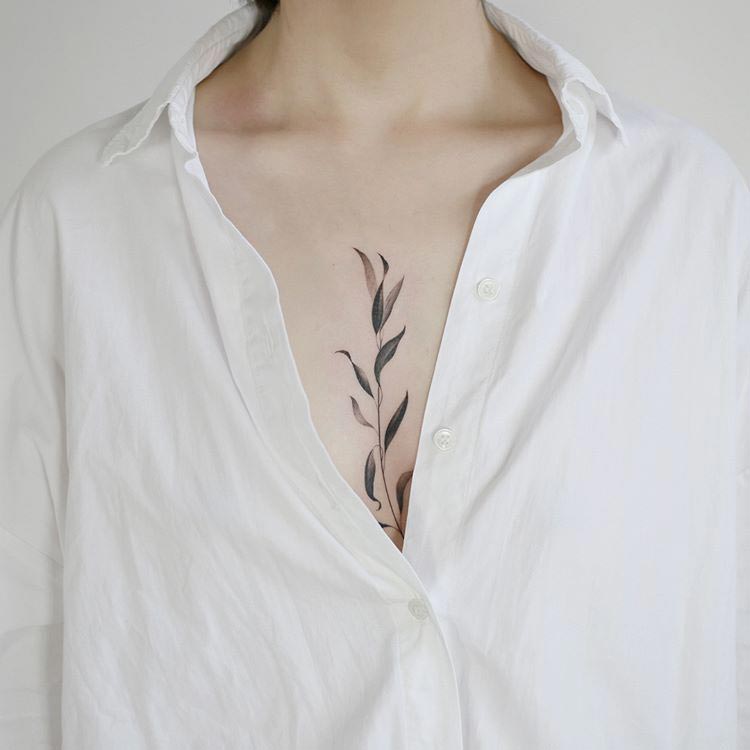 женственные татуировки, нежные татуировки 