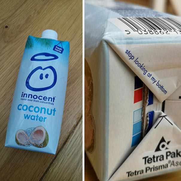 20 забавных скрытых сообщений на товарах, которых люди даже не ожидали найти скрытые сообщения на упаковках, скрытые сообщения на товарах, скрытые сообщения на продуктах, смешные скрытые сообения