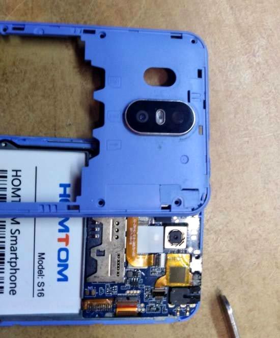 Homtom S16, смартфон с двойной камерой, дурят с двойной камерой, обман с двойной камерой
