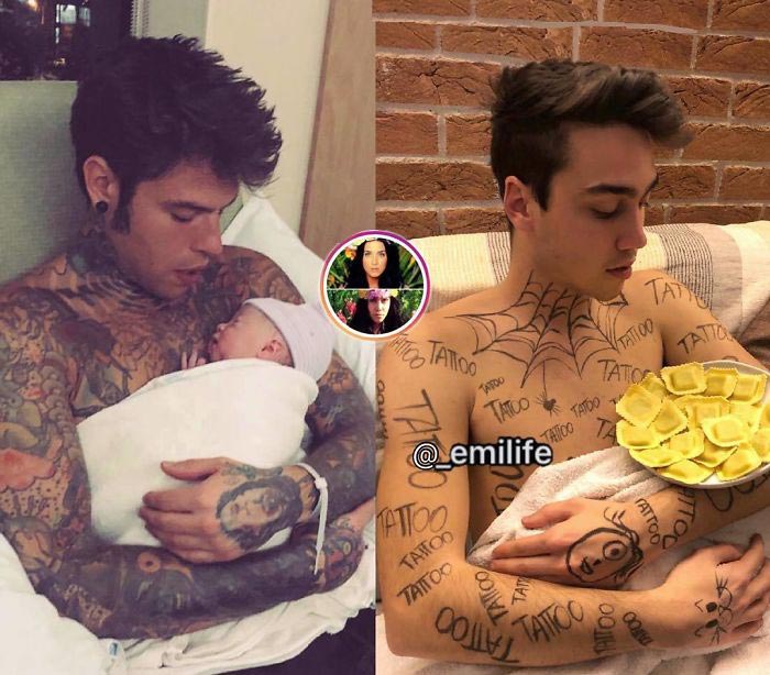  итальянский парень троллит знаменитостей, Эмануэле Феррари, Emanuele Ferrari