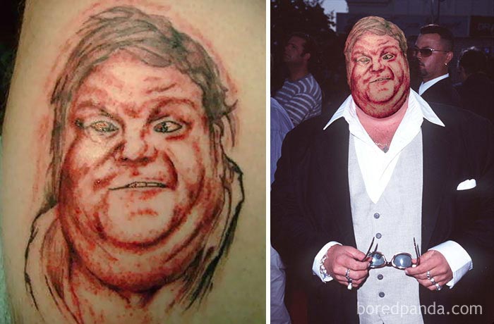 Кто-то заменил лица людей и животных татуировками с их же изображениями, и это смешно Кто-то заменил лица людей татуировками с их же изображениями, лица людей и животных заменили татуировками
