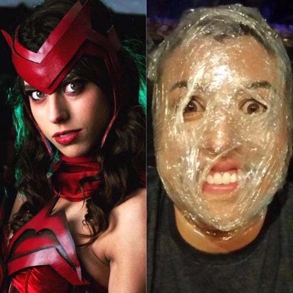 красавицы в в страшилищ, девушки превратились в страшилищ, девушки корчат рожи, девушки корчат смешные рожи