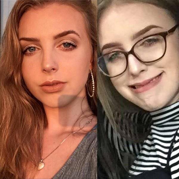 красавицы в в страшилищ, девушки превратились в страшилищ, девушки корчат рожи, девушки корчат смешные рожи