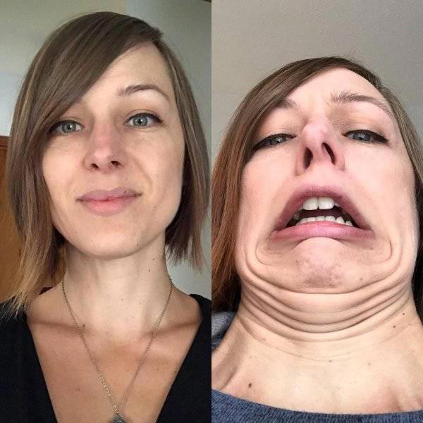 красавицы в в страшилищ, девушки превратились в страшилищ, девушки корчат рожи, девушки корчат смешные рожи