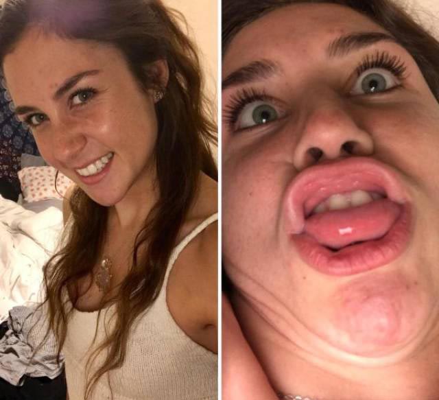 красавицы в в страшилищ, девушки превратились в страшилищ, девушки корчат рожи, девушки корчат смешные рожи