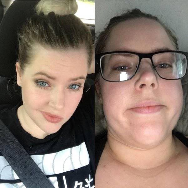 красавицы в в страшилищ, девушки превратились в страшилищ, девушки корчат рожи, девушки корчат смешные рожи