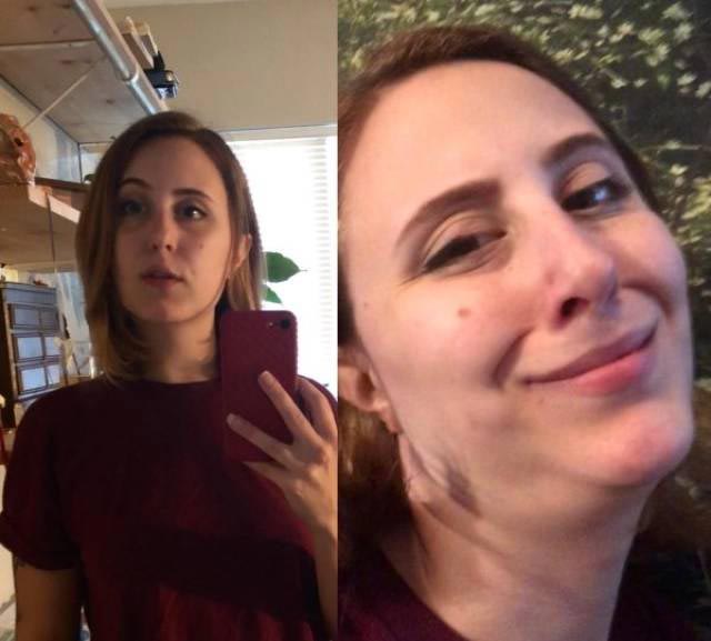 красавицы в в страшилищ, девушки превратились в страшилищ, девушки корчат рожи, девушки корчат смешные рожи