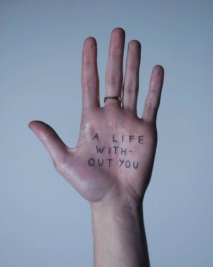 Монти Рихтгофен, татуировки вслепую, Мэйсон Хефнер, татуировки фразы