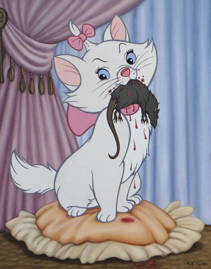 персонажи Диснея в современном мире, если бы диснеевские персонажи жили в современном мире