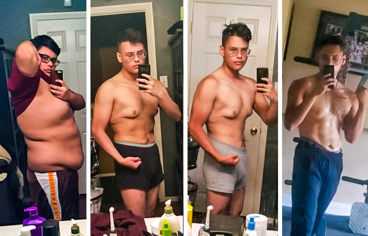 Фото до и после похудения мужчины для мотивации