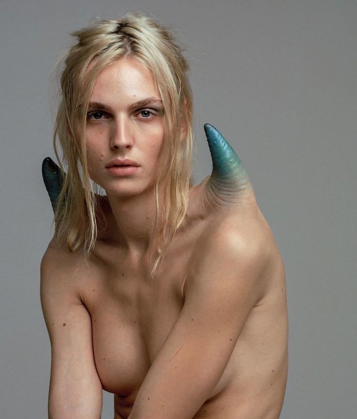 Знаменитости украшают своё тело временными имплантами, A.Human