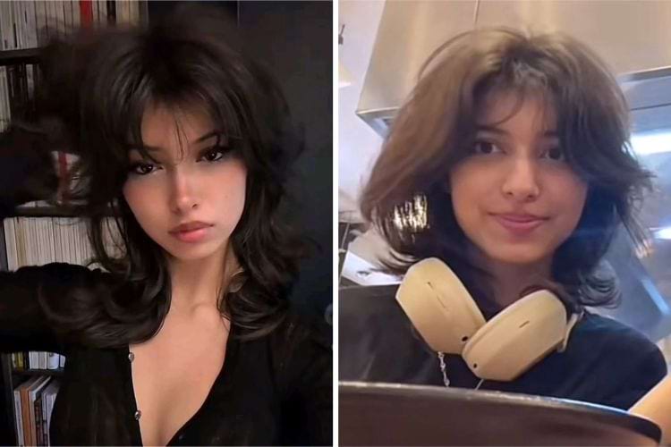 женщина с фотошоом и фильтрами и без