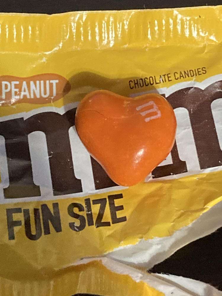 M&M's в форме сердца
