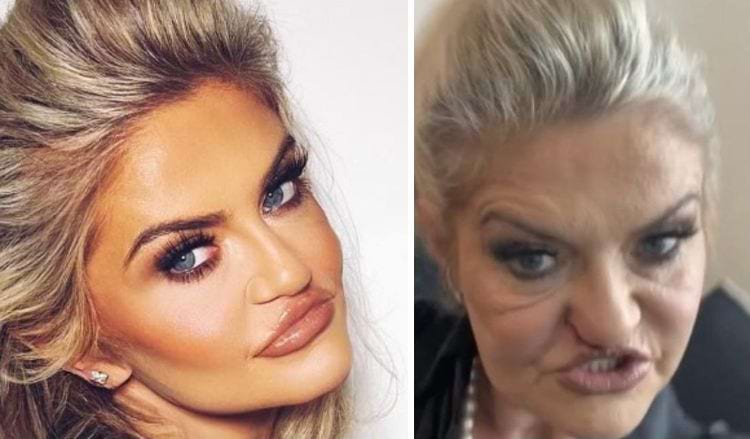 женщины до и после фильтров и фотошопа