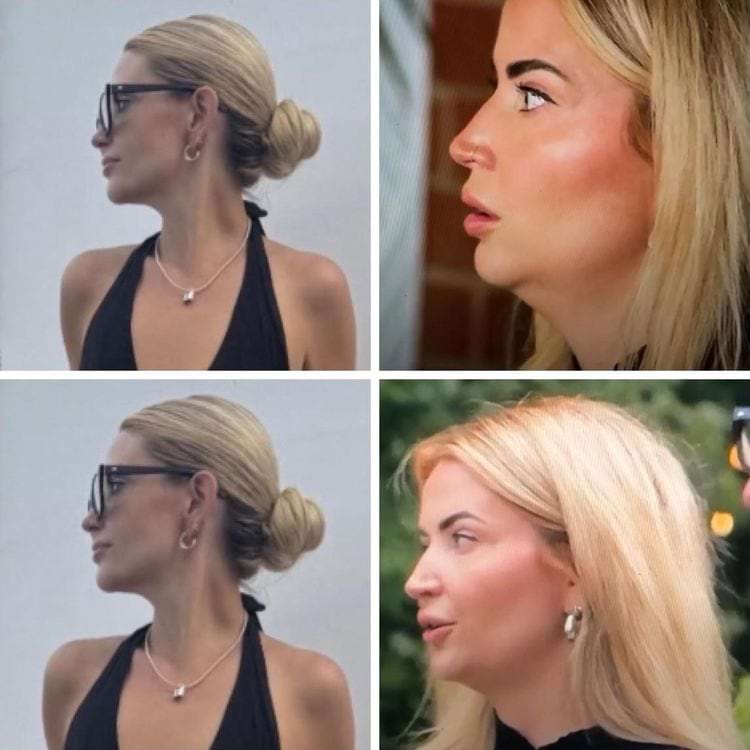 женщины до и после фильтров и фотошопа