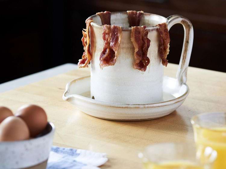 кружка для жарки бекона в микроволновке