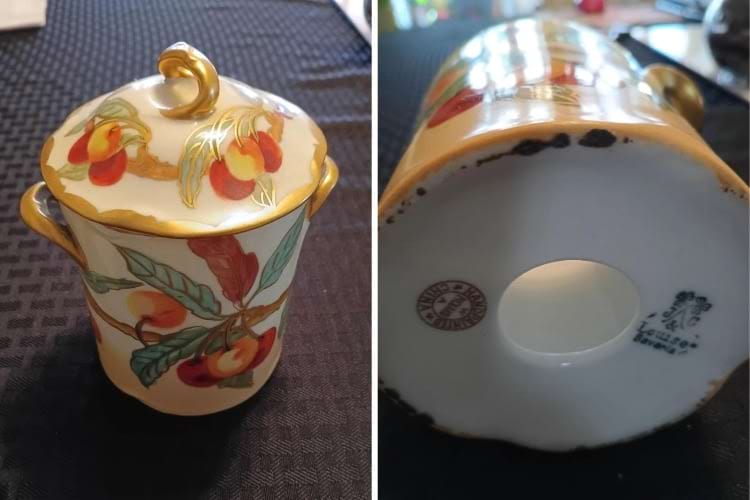 Китайская посуда с крышкой, но с отверстием на дне