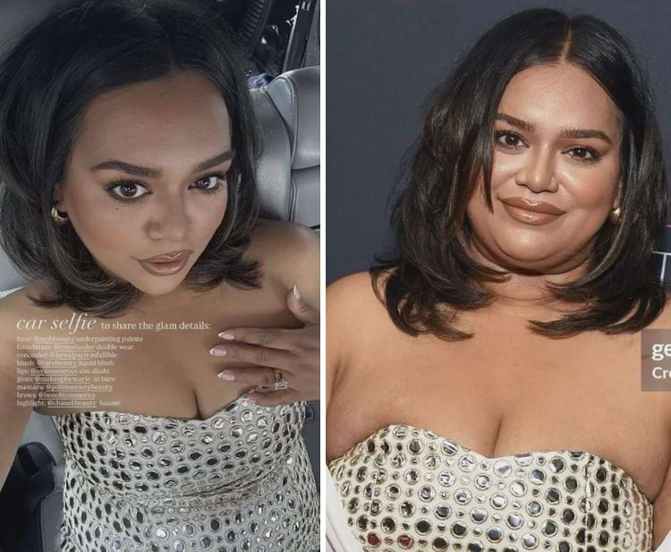 женщины до и после фильтров и фотошопа