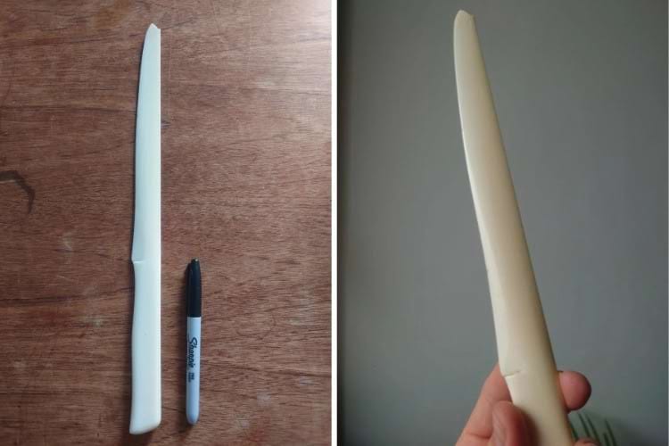 нож из слоновой кости для вскрывания писем