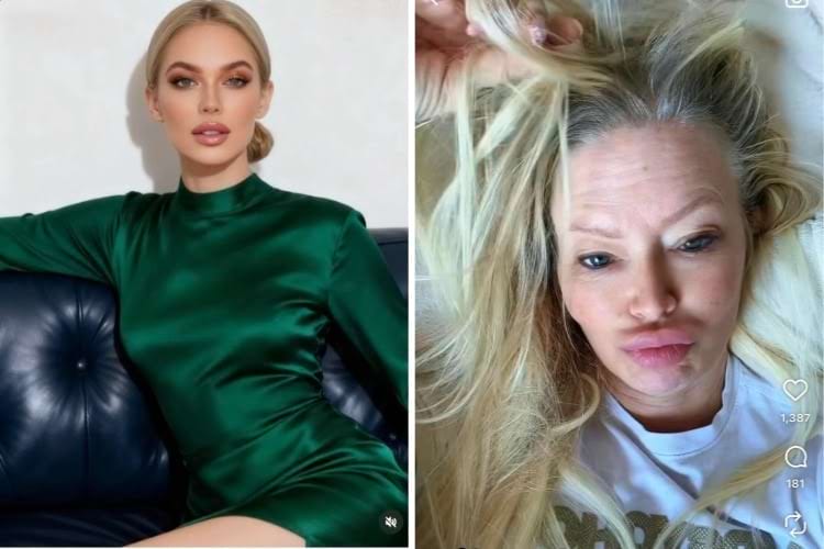 женщины до и после фильтров и фотошопа