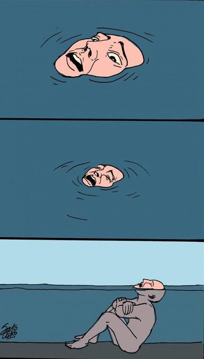  мощные иллюстрации о сегодняшнем мире, Сантьяго Оливерос, Sakoasko