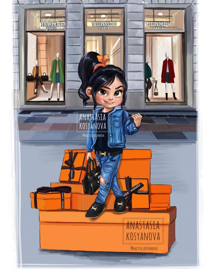 Какие бренды одежды выбрали бы принцессы Диснея, Анастасия Косьянова 