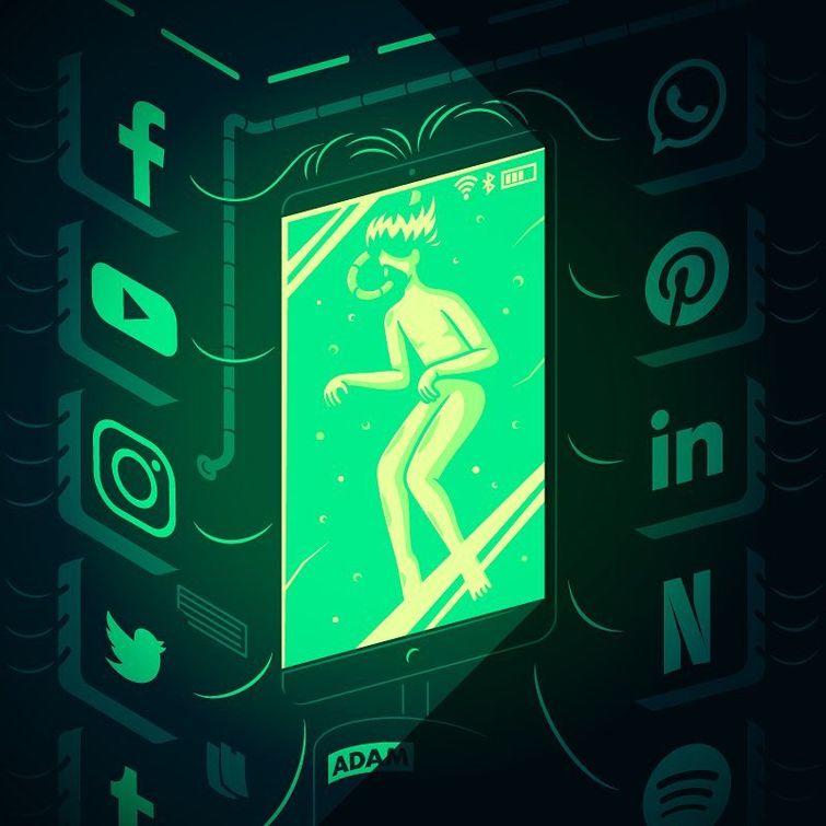 остроумные иллюстрации, печальная правда,Элия Коломбо, Elia Colombo