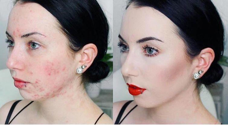 Девушки до и после макияжа, #powerofmakeup