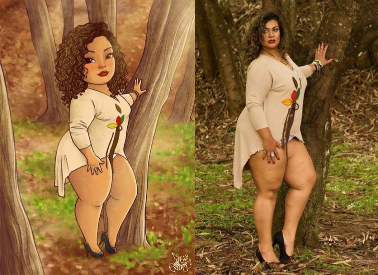 Художник нарисовал полных женщин, Эдуардо Сантос, Eduardo Santos)Эдулл, Edull