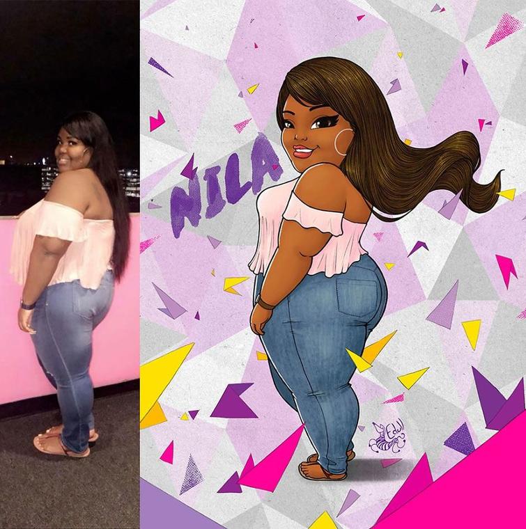 Художник нарисовал полных женщин, Эдуардо Сантос, Eduardo Santos)Эдулл, Edull