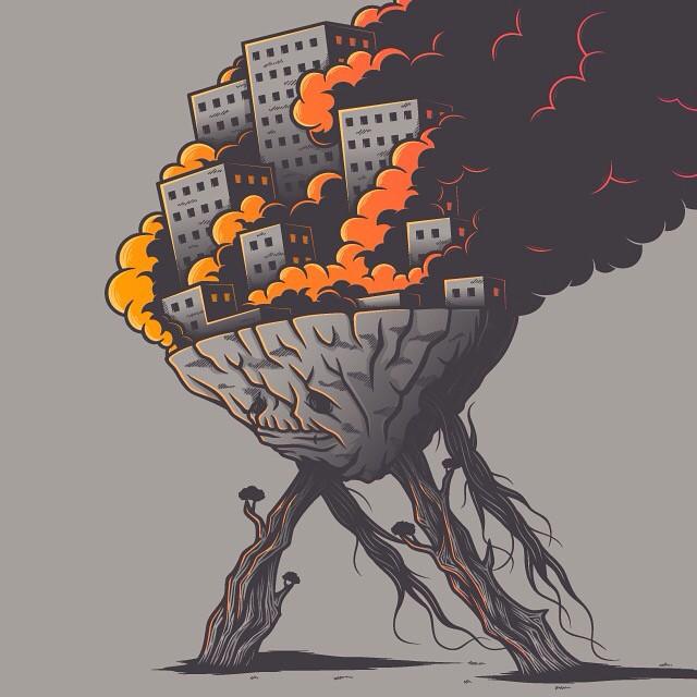 остроумные иллюстрации, печальная правда,Элия Коломбо, Elia Colombo