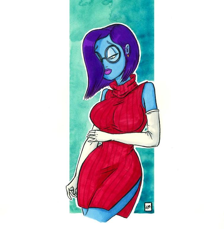 Художница совмещает двух разных персонажей в одну картинку, чтобы получить нового Художница совмещает двух разных персонажей в одну картинку, Линда Бурдебала, Linda Bouderbala