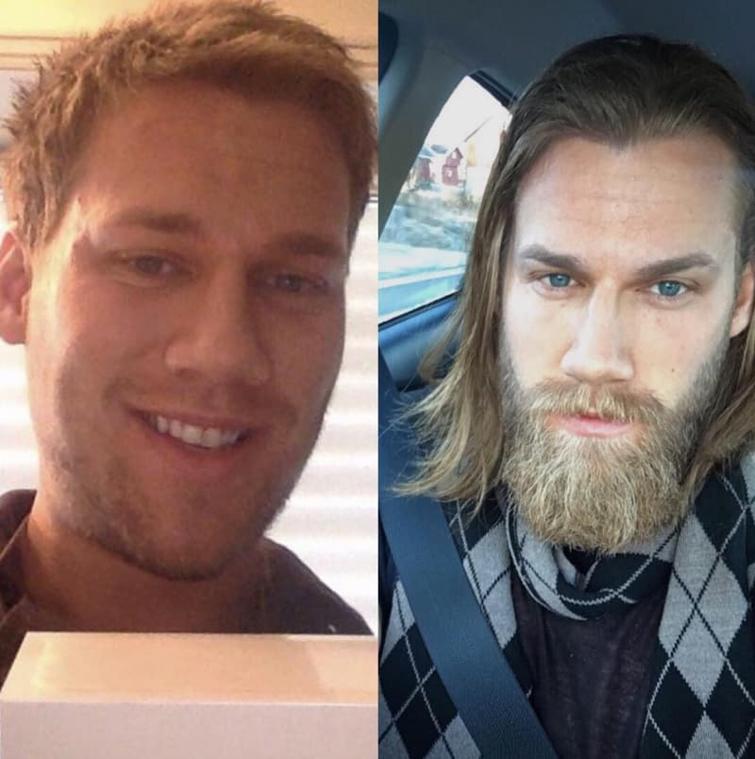 Эти 25 мужчин отрастили бороды и превратились из юных мальчиков в брутальных мачо мужчины отрастили бороды, мужчины превратились из юных мальчиков в брутальных мачо