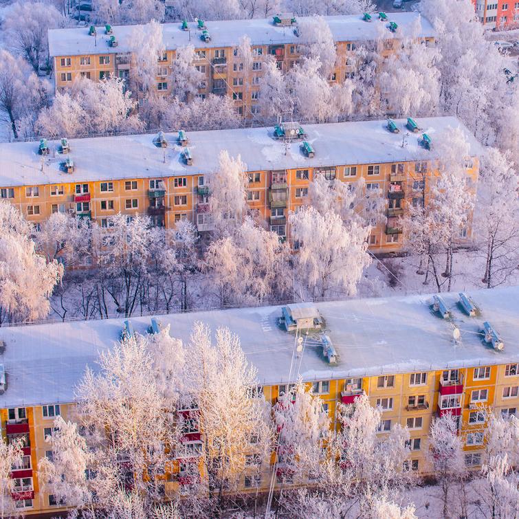 Снежная москва красивые фото