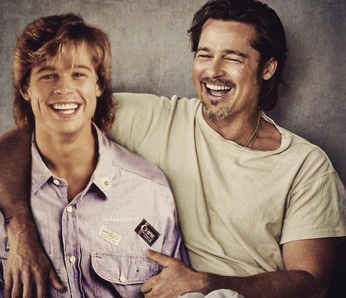 Художник совместил фотографии знаменитостей с их молодыми копиями, Ард Гелинк, Ard Gelinck