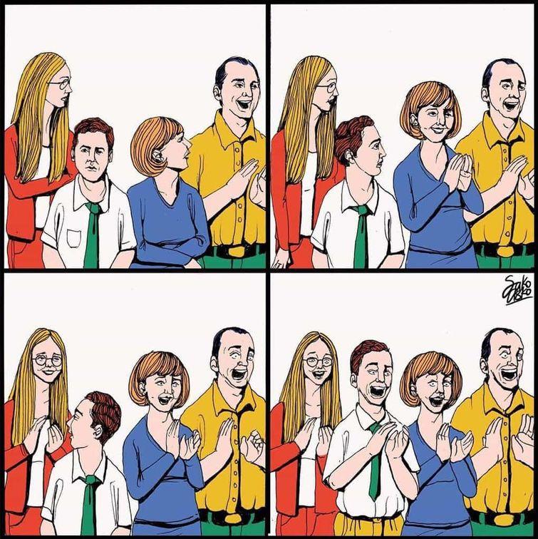  мощные иллюстрации о сегодняшнем мире, Сантьяго Оливерос, Sakoasko