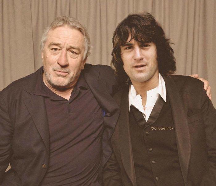 Художник совместил фотографии знаменитостей с их молодыми копиями, Ард Гелинк, Ard Gelinck