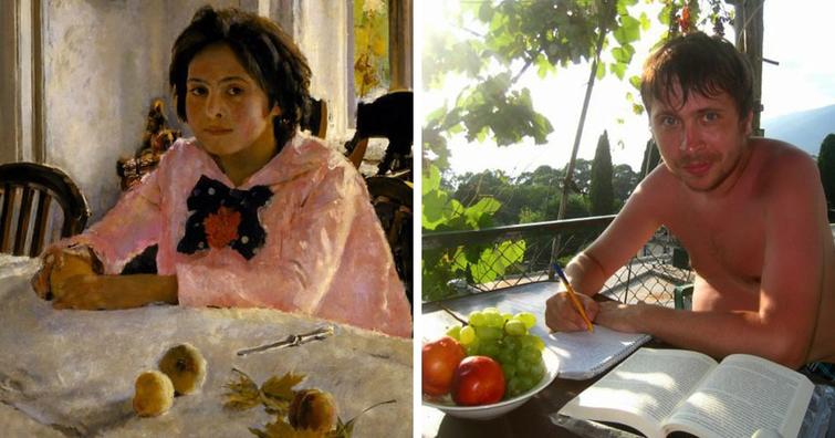 Я художник, я так вижу: люди воссоздают великие картины, используя лишь свою фантазию люди воссоздают великие картины, Сфоткай типа Рембрандт.