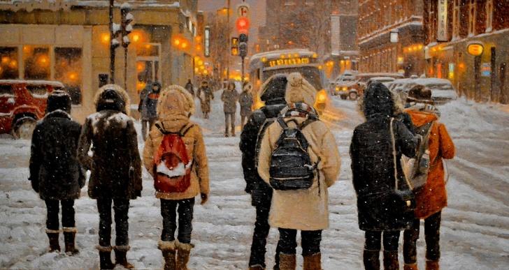 Картины этого художника такие же тёплые как какао с печеньками,  Ричард Савойя, Richard Savoie