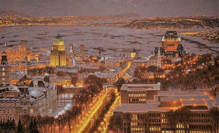 Картины этого художника такие же тёплые как какао с печеньками,  Ричард Савойя, Richard Savoie