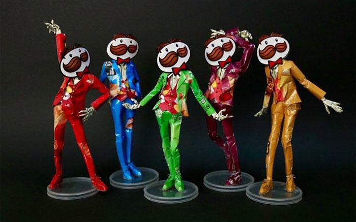 Японский художник превращает упаковку продуктов в искусство, харуки, @ 02ESyRaez4VhR2l