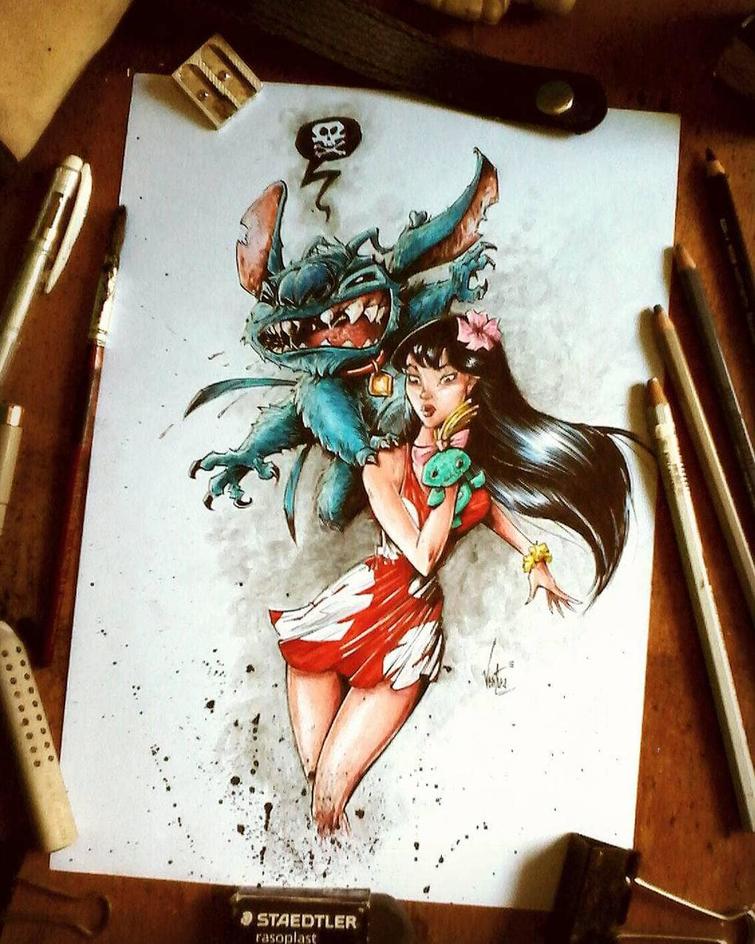 Не детские сказки: художник разрушит ваше детство своими жуткими образами любимых героев художник разрушит ваше детство своими жуткими образами, Марсело Вентура, Marcelo Ventura